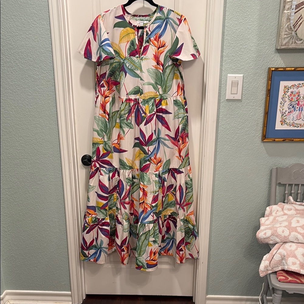 Chico's Multicolor Tropical Maxi Dress